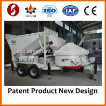 China Best Quality MB1200 Mobile Small Concrete Batching Plant for sale,10-16m3/h, like Fibo